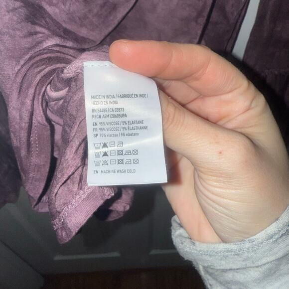 American Eagle Outfitters Soft & Sexy
Tie-Dye Boho Long-sleeve Medium purple - Picture 7 of 10
